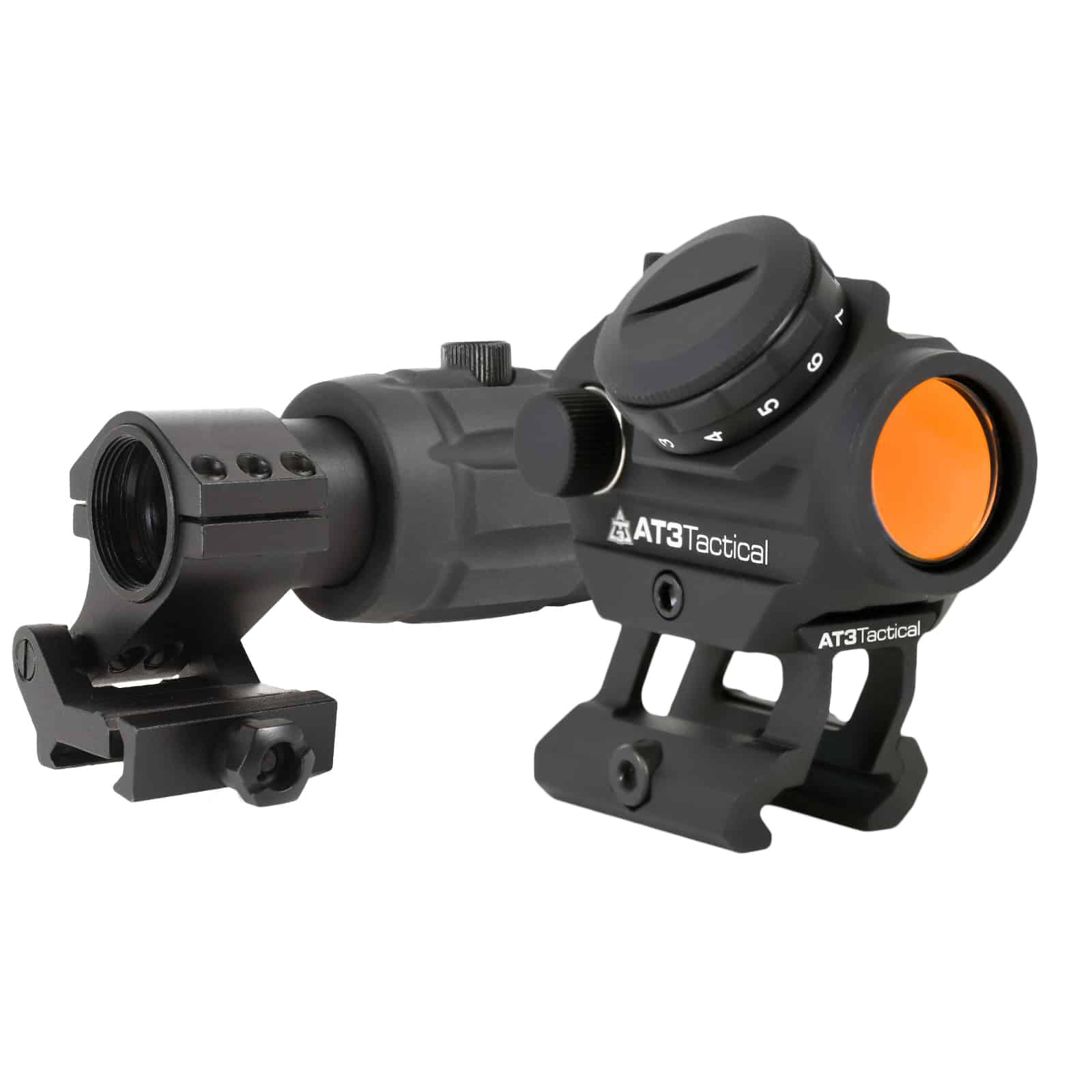 AT3 3x Magnified Red Dot Optic Kit – Includes Red Dot, Riser, & 3x Magnifier